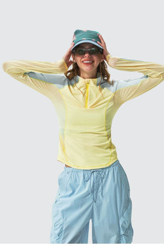 [Monterest] Half-Zip Slim Fit UV Protection Top
