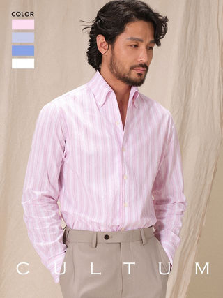 [CULTUM] Cotton Stripe Shirt