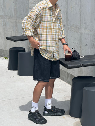 Amande Summer Check Shirt