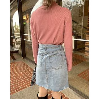 Basic denim skirt