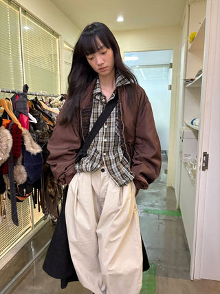 [NeverSeez] Wool-Lined Pilot Jacket