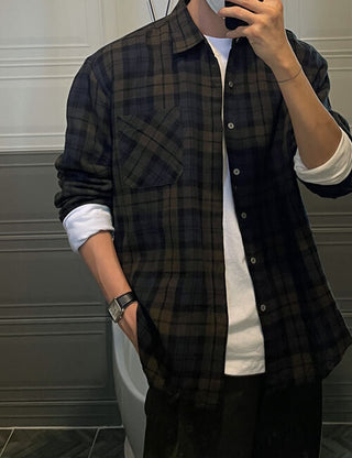 Coma plaid shirt (3 colors)