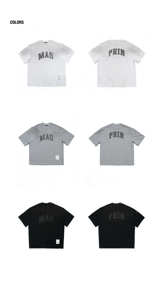 [MASONPRINCE] Washed Print T-shirt