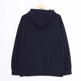 Plain hooded parka