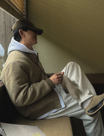 Wool Stadium Padded Jacket (3 colors)