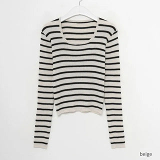 meg stripe ribbed knit