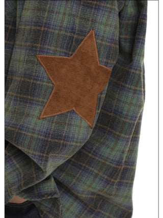 MASONPRINCE Suede Elbow Patch Shirt