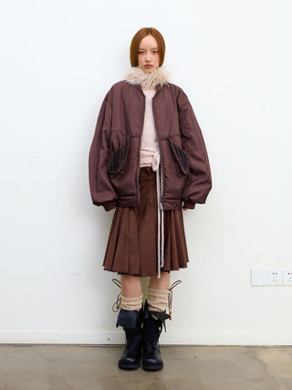 [NeverSeez] Wool-Lined Pilot Jacket