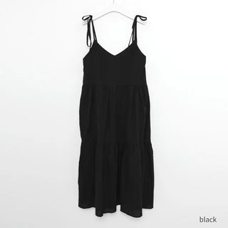 ribbon sleeveless cancan ops