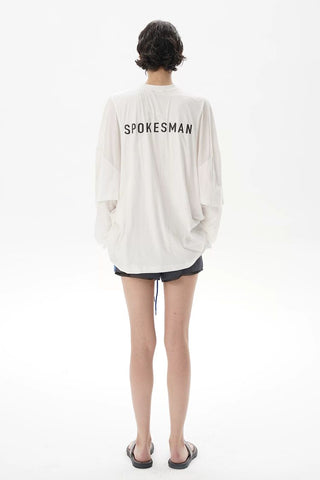 [MASONPRINCE] Lightweight 3-Piece Layered Long Sleeve Tee