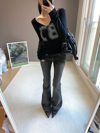 BETTY LOWRISE BOOTSCUT PANTS
