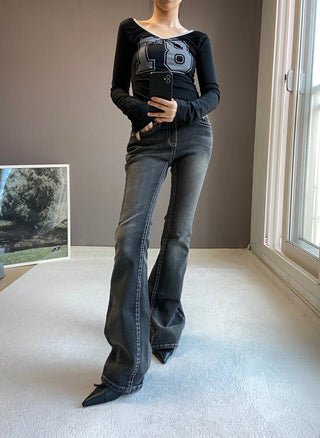BETTY LOWRISE BOOTSCUT PANTS
