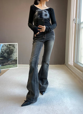 BETTY LOWRISE BOOTSCUT PANTS