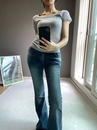 GREAT LOW BOOTSCUT PANTS