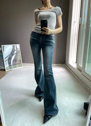 GREAT LOW BOOTSCUT PANTS