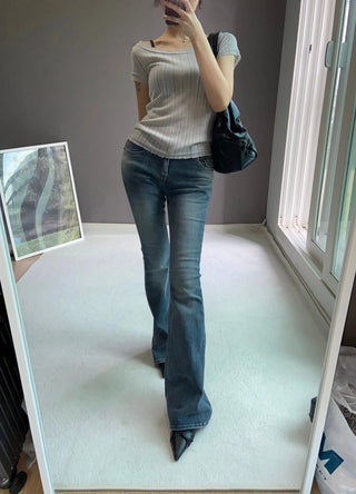 GREAT LOW BOOTSCUT PANTS
