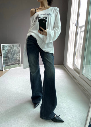DEEP LOW BOOTSCUT PANTS