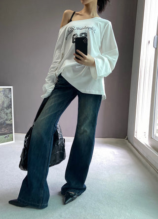 DEEP LOW BOOTSCUT PANTS