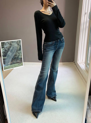 TOBY LOW BOOTSCUT PANTS
