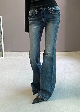 TOBY LOW BOOTSCUT PANTS