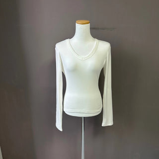 V-NECK SLIM LOOSE TEE