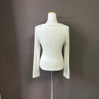 V-NECK SLIM LOOSE TEE