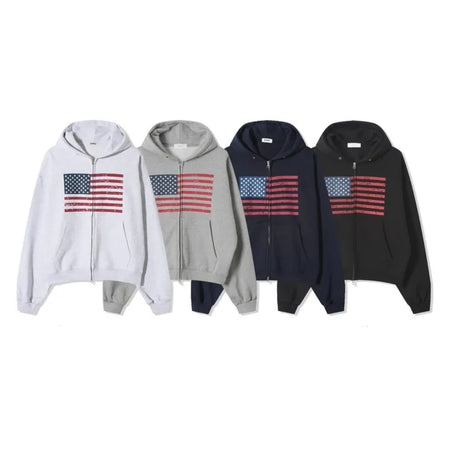 AMERICA HOOD ZIPUP