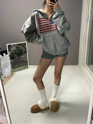 AMERICA HOOD ZIPUP