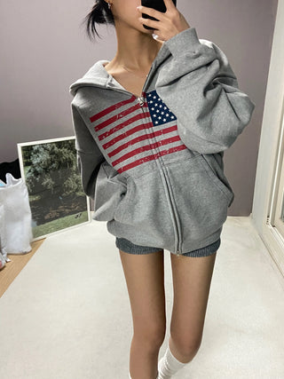 AMERICA HOOD ZIPUP