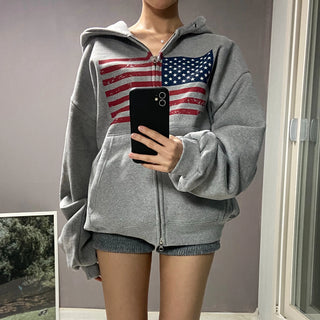 AMERICA HOOD ZIPUP