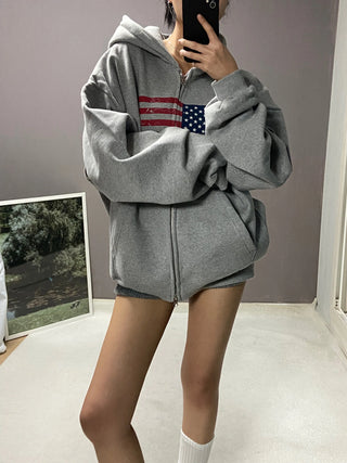 AMERICA HOOD ZIPUP