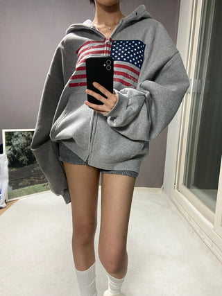 AMERICA HOOD ZIPUP