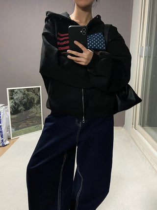 AMERICA HOOD ZIPUP