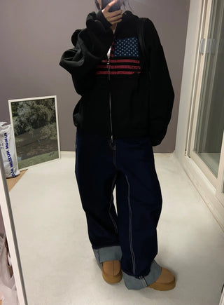 AMERICA HOOD ZIPUP