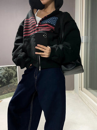 AMERICA HOOD ZIPUP