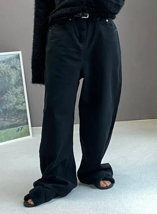 URBAN WIDE COTTON PANTS