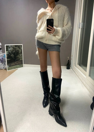 SNOW HOOD CARDIGAN