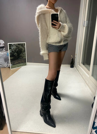 SNOW HOOD CARDIGAN