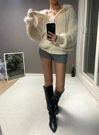 SNOW HOOD CARDIGAN