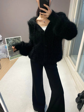 SNOW HOOD CARDIGAN