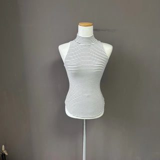 STRIPED POLAR SLEEVELESS