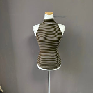 STRIPED POLAR SLEEVELESS