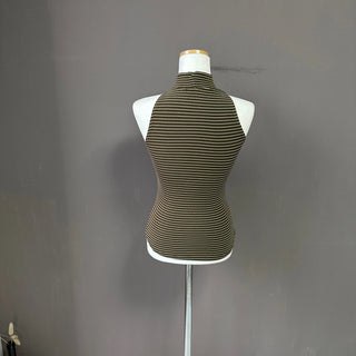 STRIPED POLAR SLEEVELESS