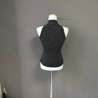 STRIPED POLAR SLEEVELESS