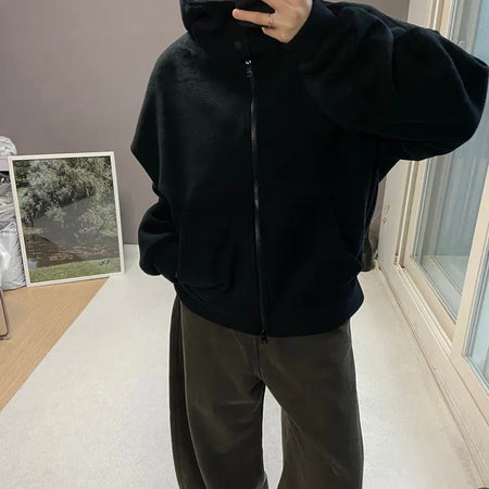 FLEECE HIGHNECK ZIPUP