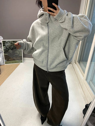 FLEECE HIGHNECK ZIPUP