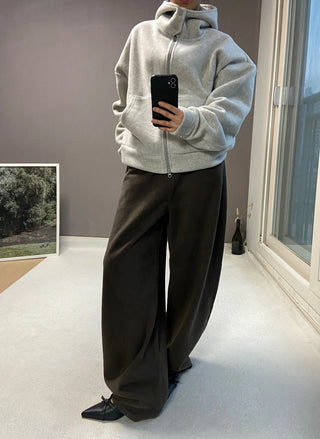 FLEECE HIGHNECK ZIPUP