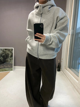 FLEECE HIGHNECK ZIPUP