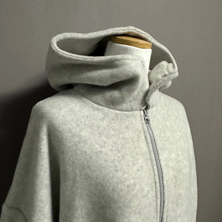 FLEECE HIGHNECK ZIPUP