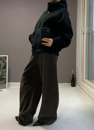 FLEECE HIGHNECK ZIPUP